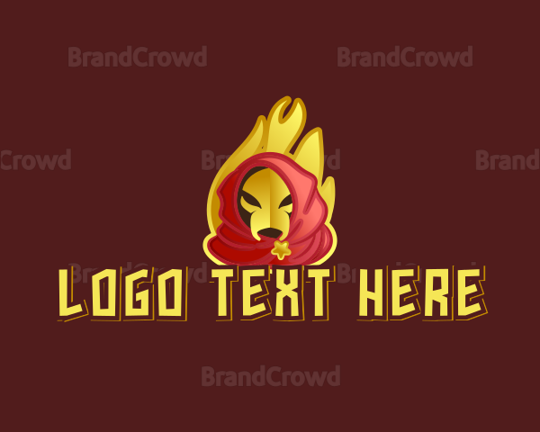 Wizard Villain Flame Logo