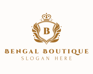 Royal Shield Boutique logo design