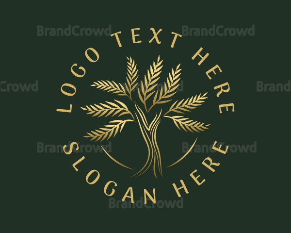 Eco Tree Plant Logo