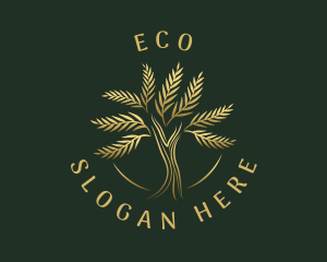 Eco Tree Plant Logo