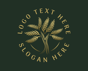 Eco Tree Plant Logo