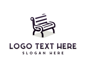 Chair - Bench Furniture Decor logo design