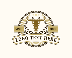 Texas Rodeo Bull  Logo