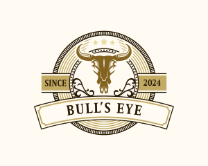 Texas Rodeo Bull  logo design