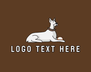 Pet - Great Dane Dog logo design