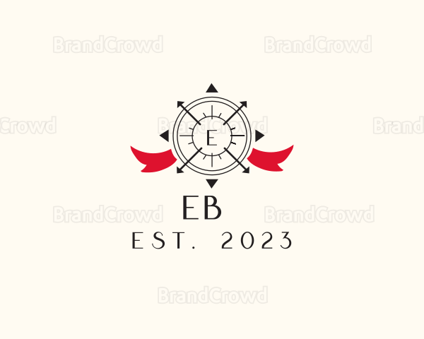 Nautical Compass Navigator Direction Logo