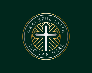 Christianity - Holy Christian Cross logo design