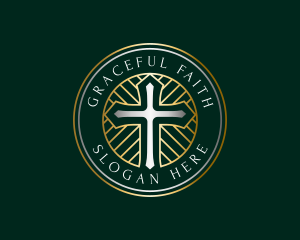 Holy Christian Cross logo design