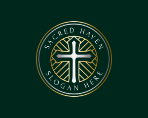 Holy Christian Cross logo design