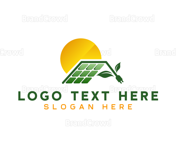 Solar Energy Plug Logo