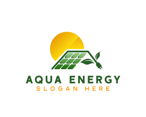 Solar Energy Plug logo design