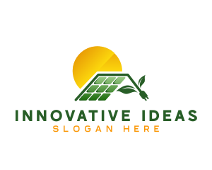 Solar Energy Plug logo design