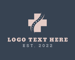 Treatment - Spine Health Cross Chiropractor logo design