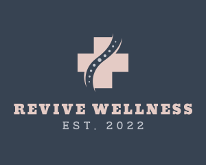 Rehab - Spine Health Cross Chiropractor logo design