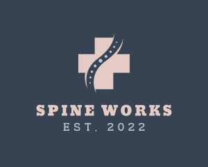 Spine Health Cross Chiropractor logo design