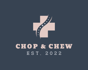 Healthcare - Spine Health Cross Chiropractor logo design