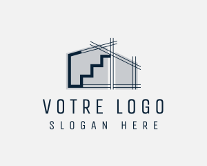 House Plan Architecture Logo