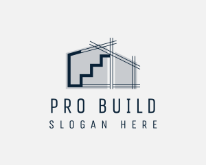 House Plan Architecture logo design