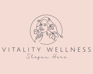 Wellness Female Beauty logo design