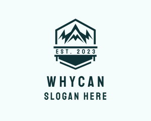 Camp - Mountain Peak Outdoor logo design
