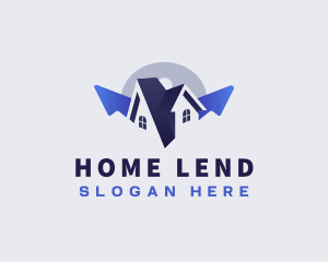 House Real Estate Mortgage logo design