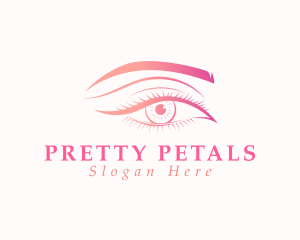 Beauty Cosmetic Eye logo design