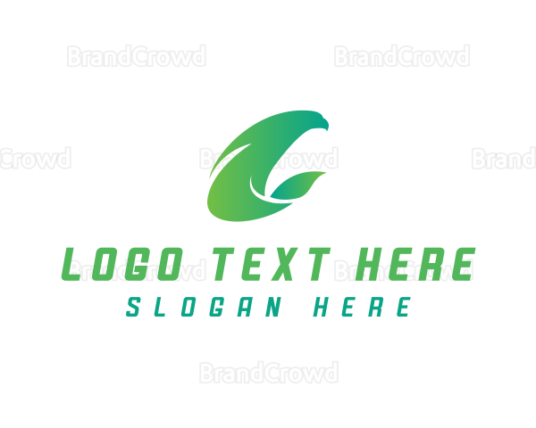 OrganicEagle Leaf Logo