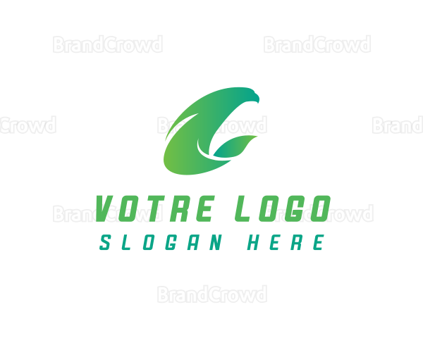 OrganicEagle Leaf Logo