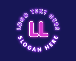 Glow - Neon Glow Letter logo design
