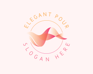 Elegant Beauty Wave logo design