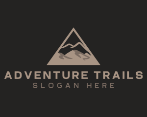 Peak Mountain Hiking logo design