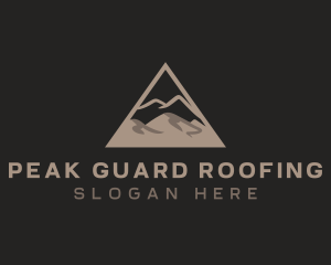 Peak Mountain Hiking logo design