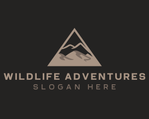 Peak Mountain Hiking logo design