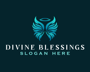 Divine Spiritual Wing logo design