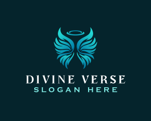 Divine Spiritual Wing logo design