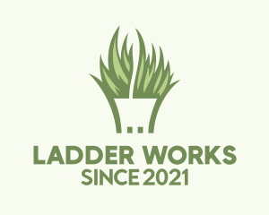 Green Grass Lawn Care  logo design