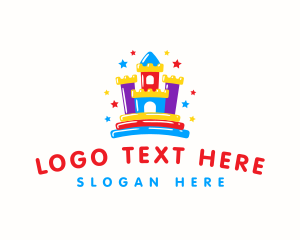 Kids - Castle Fun Inflatable logo design