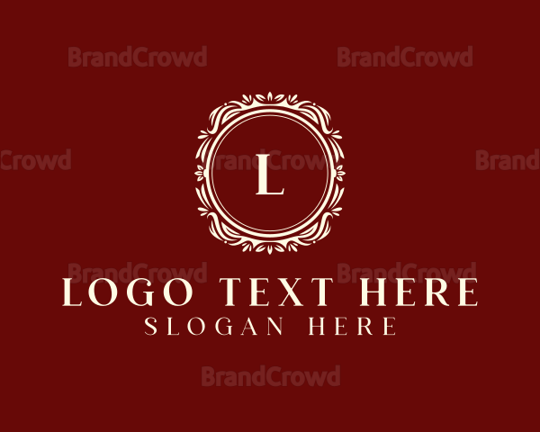 Luxury Floral Boutique Logo