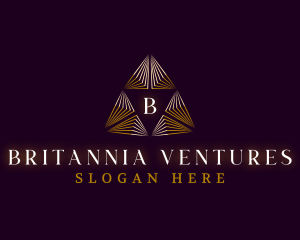 Pyramid Finance Investment logo design