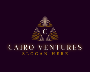 Pyramid Finance Investment logo design