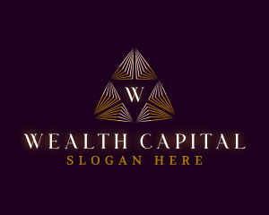 Pyramid Finance Investment logo design