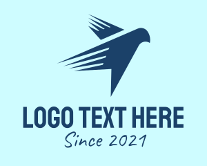 Logistics Service - Fast Flying Bird logo design