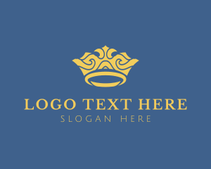 Queen - Regal Royal Crown logo design
