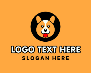 Cute Corgi Dog Logo