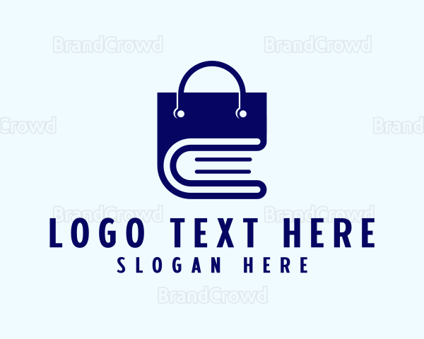 Shopping Bag Book Logo