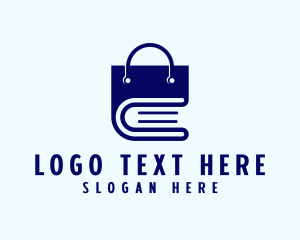 Cf - Shopping Bag Book logo design