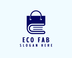 Shopping Bag Book logo design