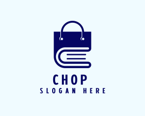 Ebook - Shopping Bag Book logo design