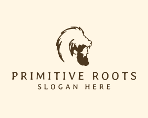 Native Wild Animal Headdress logo design