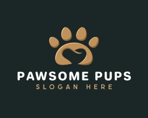 Paw Pet Heart logo design